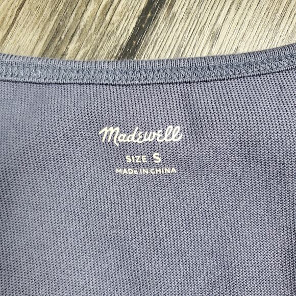 Madewell Knit Sleeveless Tank Top Sz Small NWT Minimalist Layering Essential - Picture 5 of 7